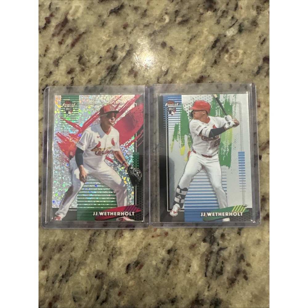 2026 Topps Finest JJ Wetherholt Mini Diamond Refractor Card St. Louis Cardinals